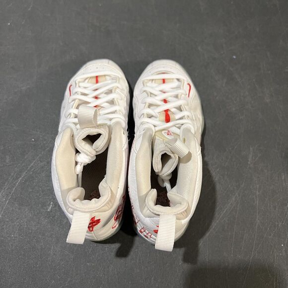 Nike Little Posite One Shoes Youth 11C Thank You Bag Just Do It Rose CU1055-100 - Picture 8 of 10